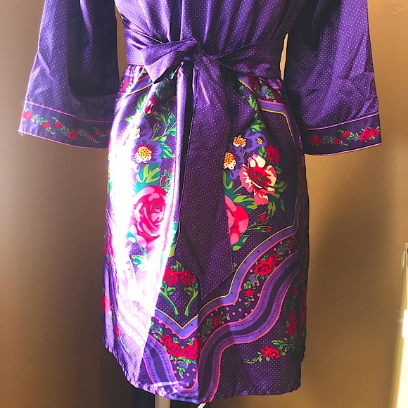 Long sleeve Kimono mini dress - Picture 5 of 7
